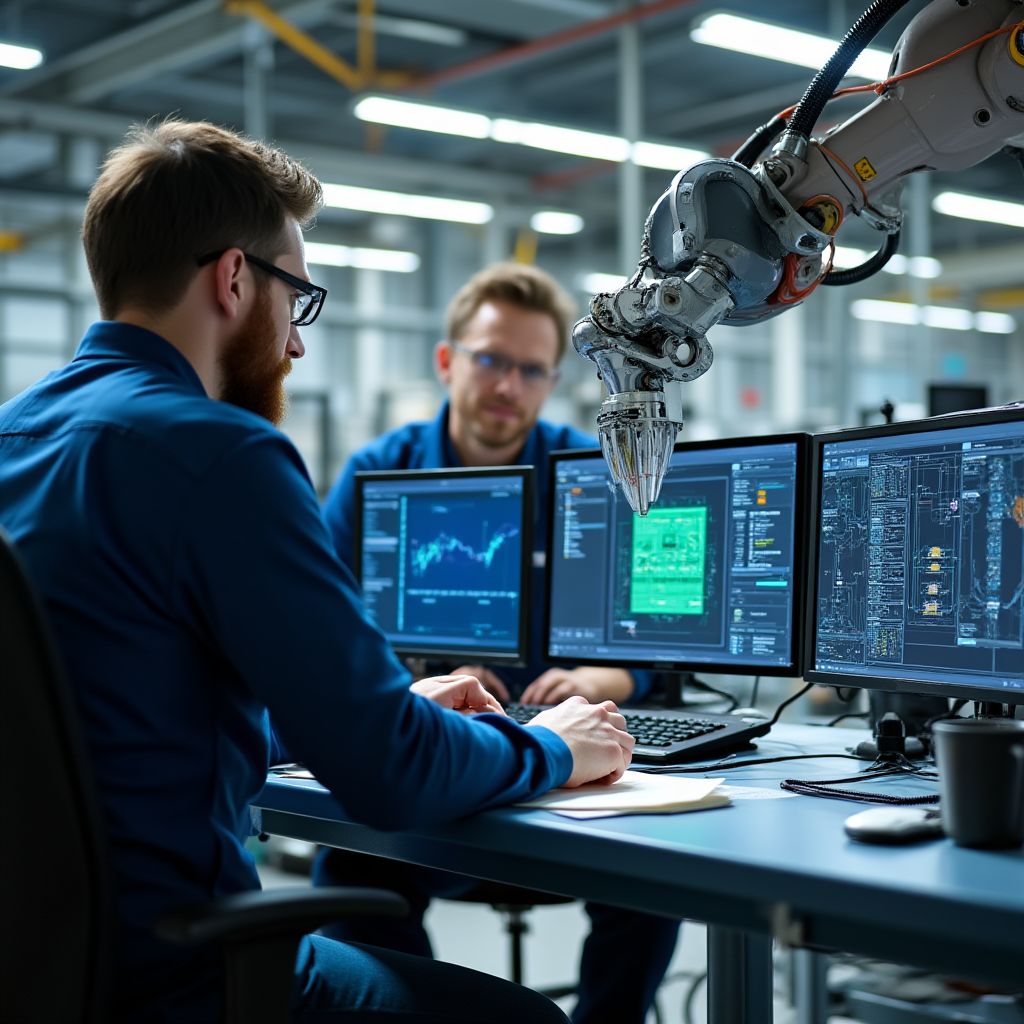 Capacitación técnica para operadores de robots
