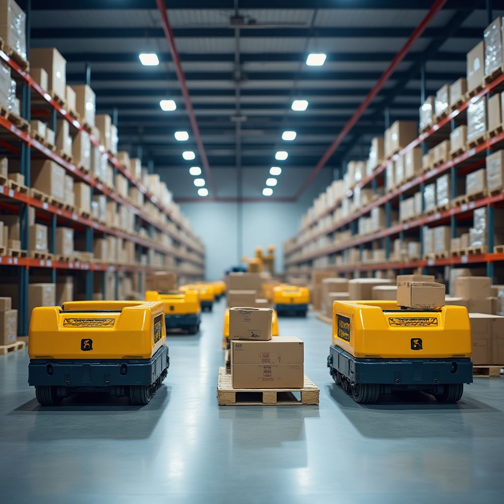 Sistema robótico de logística automatizada