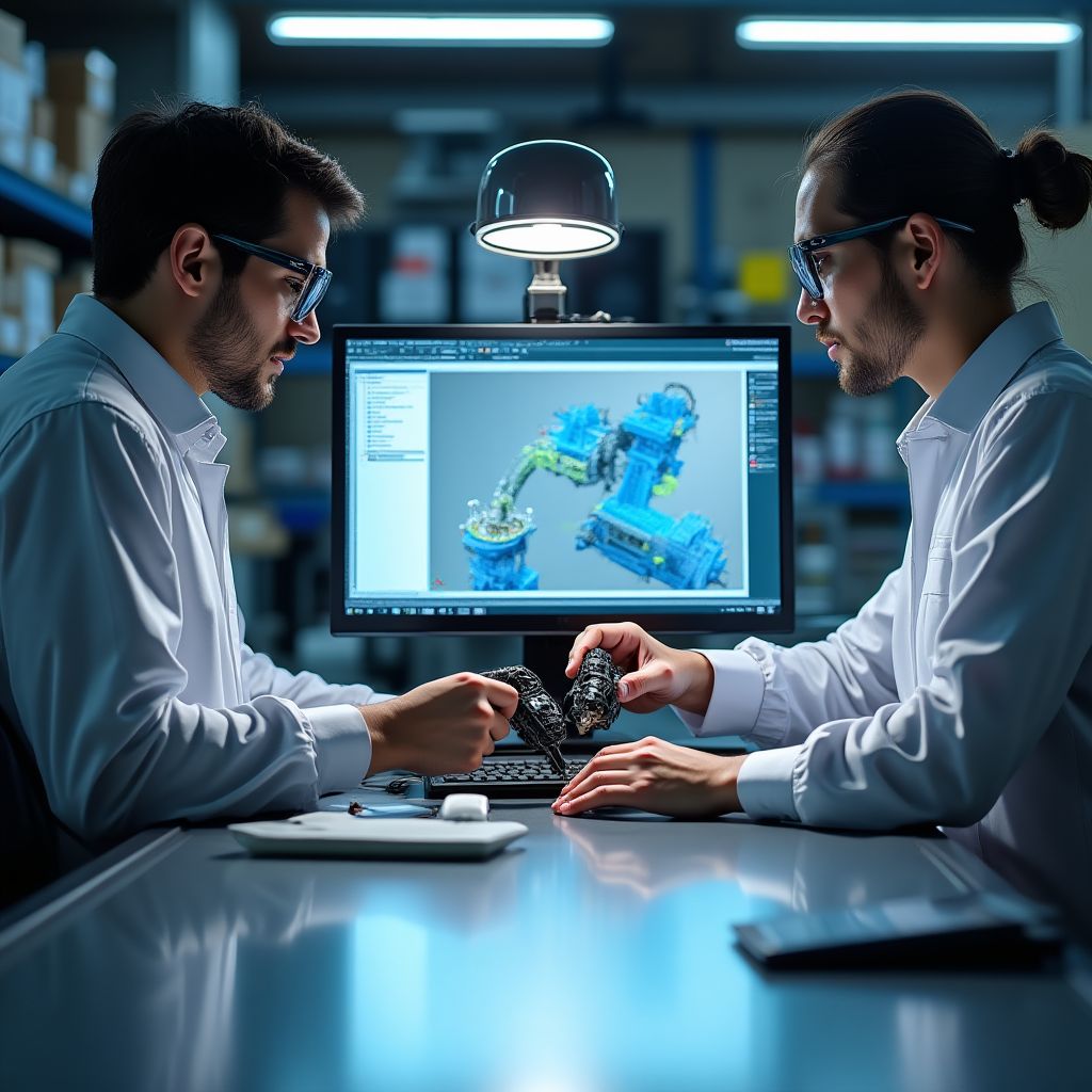 Desarrollo de robot personalizado para cliente industrial